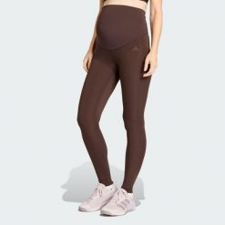Legginsy ciążowe Optime Essentials Workout Full Length. Brązowe bielizna termoaktywna damska Adidas, bez wzorów. Za 219.00 zł.