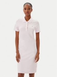 Tommy Hilfiger Sukienka codzienna WW0WW43228 Różowy Slim Fit. Czerwone sukienki damskie Tommy Hilfiger, na co dzień, s, bez wzorów, z bawełny, bez kołnierzyka, bez ramiączek, proste. Za 339.99 zł.