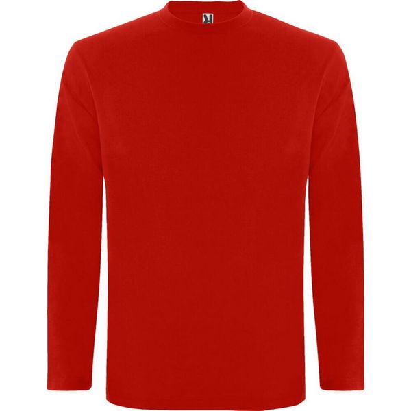 Męska Koszulka Z Długim Rękawem Extreme. Czerwone koszulki sportowe męskie ROLY, l, bez wzorów, bez kołnierzyka, bez ramiączek, trekkingowe. Za 44.99 zł.