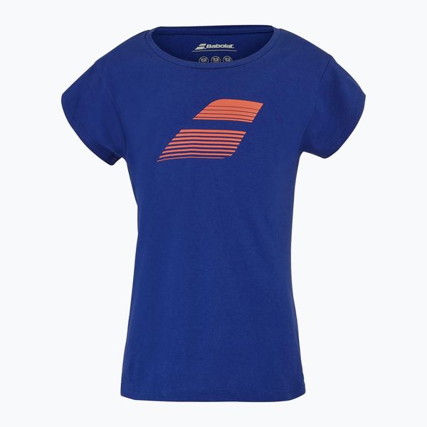 Koszulka dziecięca Babolat Exercise Cotton Jr. Niebieskie bluzki dla dziewczynek BABOLAT, bez wzorów, z bawełny, bez ramiączek. Za 88.99 zł.
