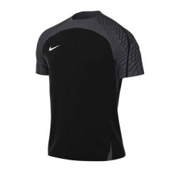 Koszulka sportowa męska Nike Dri-FIT Strike Slim Fit. Czarne koszulki sportowe męskie Nike, l, bez wzorów, bez kołnierzyka, bez ramiączek, dri-fit (nike). Za 156.60 zł.