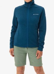Bluza polarowa damska Vaude Skomer Hiking SC Jacket. Zielone bluzy sportowe damskie Vaude, s, bez wzorów, z materiału, bez kaptura. Za 350.89 zł.