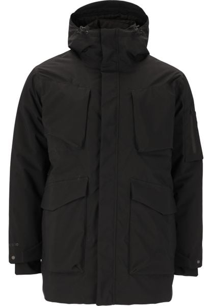 Parka Whistler Graysville 10000. Czarne parki męskie Whistler, na zimę, xl, bez wzorów, z materiału, eleganckie, z kapturem. Za 568.35 zł.