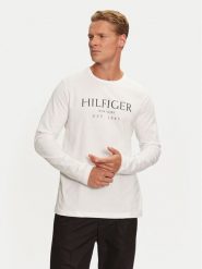 Tommy Hilfiger Longsleeve MW0MW36502 Biały Regular Fit. Białe bluzki z długim rękawem męskie Tommy Hilfiger, m, bez wzorów, z bawełny, bez kołnierzyka. Za 129.99 zł.