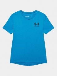 Under Armour T-Shirt Ua Sportstyle Left Chest Ss 1363280 Niebieski Loose Fit. Niebieskie t-shirty dla chłopców Under Armour, bez wzorów, z bawełny, bez ramiączek. Za 99.99 zł.