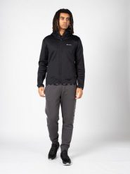 Bluza trekking męska. Czarne bluzy męskie Champion, m, bez wzorów, z elastanu, bez kaptura. Za 250.00 zł.