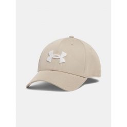 Czapka Z Daszkiem Męska Under Armour Sportowa Z Logo Blitzing. Brązowe czapki i kapelusze męskie Under Armour, bez wzorów, sportowe. Za 99.99 zł.
