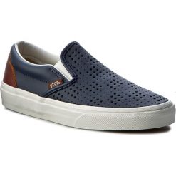 Tenisówki VANS - Classic Slip-On VN0A38F7MU3 (Leather Perf) Dress Blue. Półbuty damskie marki Vans. W wyprzedaży za 229.00 zł.
