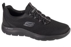 Buty Mężczyzna Skechers Summits Tallo czarny. Czarne eleganckie półbuty Skechers, z gumy, eleganckie, bez zapięcia. Za 249.99 zł.