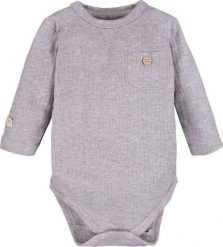 Eevi BODY niemowlęce wyprawka SIMPLY COMFY Z KIESZ SZARY Ewa Klucze 92. Szare body niemowlęce Eevi, bez wzorów, bez ramiączek. Za 37.99 zł.