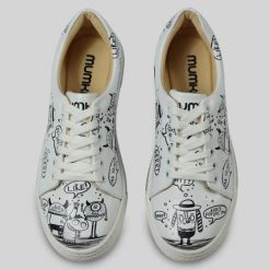 Mumka Shoes Sneakersy wegańskie Przyjaciele Mumka-36. Trampki i tenisówki damskie Mumka Shoes, bez wzorów, bez zapięcia. Za 329.00 zł.