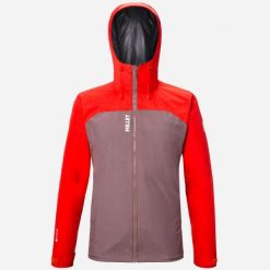 Kurtka trekkingowa Gore-Tex męska MILLET Seneca Gtx 2 L Jkt active fit. Brązowe kurtki męskie Millet, na zimę, l, bez wzorów, z gore-texu, z kapturem. Za 779.00 zł.