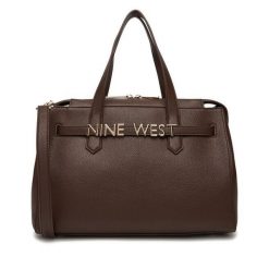Torebka Nine West. Brązowe torebki do ręki damskie Nine West, bez wzorów, klasyczne, bez dodatków. Za 219.99 zł.