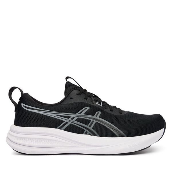 Buty do biegania Asics. Czarne buty sportowe męskie Asics, bez zapięcia, do biegania. Za 399.99 zł.