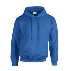 Bluza Z Kapturem Dla Dorosłych Unisex Heavy Blend. Niebieskie bluzy męskie Gildan, m, bez wzorów, z kapturem. Za 92.99 zł.