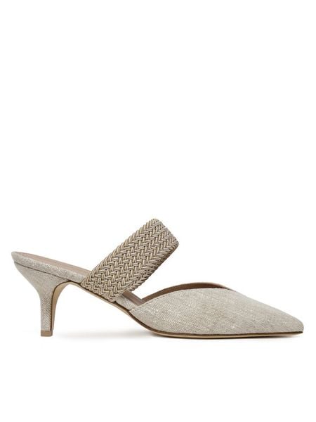 MALONE SOULIERS Klapki Maisie 45-154 Beżowy. Brązowe klapki damskie MALONE SOULIERS, bez wzorów, z materiału, bez obcasa. Za 1,659.00 zł.