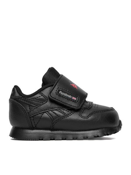 Reebok Sneakersy EO-CLASSIC LEATHER 100256740 Czarny. Czarne buty sportowe chłopięce Reebok, bez wzorów, ze skóry, bez zapięcia. Za 96.99 zł.