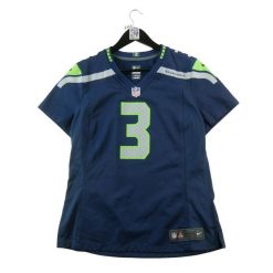 Second life - Nike damska koszulka NFL Seattle Seahawks 3 - Jak nowy. Niebieskie koszulki sportowe damskie Nike, l, bez wzorów, bez kołnierzyka, bez ramiączek, na fitness i siłownię. Za 149.06 zł.