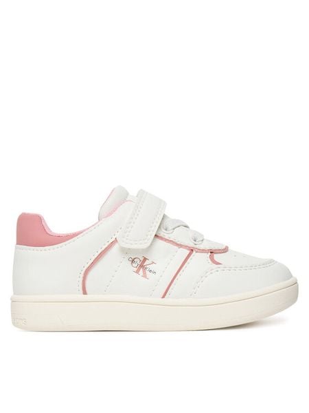 Calvin Klein Sneakersy V1A9-83082-1355 M Biały. Białe buty sportowe dziewczęce Calvin Klein, bez wzorów, ze skóry, bez zapięcia. Za 198.99 zł.