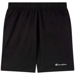 Szorty Bermudy Champion Dorosłych. Czarne krótkie spodenki sportowe męskie Champion, s, bez wzorów, z bawełny. Za 194.99 zł.