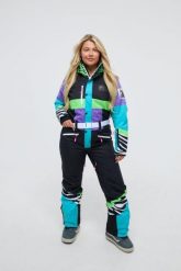 Hotel California - Dopasowany kombinezon narciarski damski. Czarne spodnie snowboardowe damskie OOSC, na zimę, s, bez wzorów, z materiału, narciarskie. Za 1,710.99 zł.