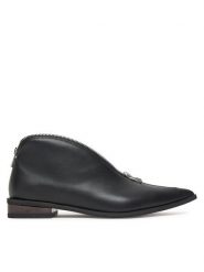United Nude Botki Stacy Lo 109450116 Czarny. Czarne botki damskie United Nude, ze skóry, bez obcasa, na płaskiej podeszwie, bez zapięcia. Za 1,269.00 zł.