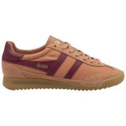 Sznurowane trampki damskie Gola Topspin. Brązowe trampki i tenisówki damskie Gola, bez wzorów, z gumy, retro, bez zapięcia. Za 426.00 zł.