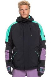 Kurtka narciarska męska Quiksilver Radicalo - Technical. Czarne kurtki snowboardowe męskie Quiksilver, l, bez wzorów, z lycry, bez kaptura, narciarskie. Za 508.49 zł.