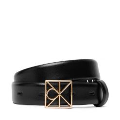 Pasek Damski Calvin Klein. Czarne paski damskie Calvin Klein, bez wzorów. Za 249.99 zł.