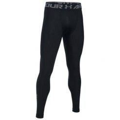 Legginsy do biegania męskie Under Armour HG 2.0 Leggins. Czarne legginsy sportowe męskie Under Armour, m, bez wzorów, do biegania. Za 199.00 zł.