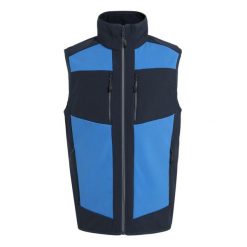 Ocieplana Męska Blok Kolorystyczny Softshell. Czarne kurtki męskie Regatta, m, bez wzorów, z softshellu, trekkingowe. Za 158.99 zł.