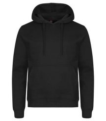 Clique Miami Hoody - Bluza z kapturem z bawełny i poliestru z recyklingu – Black. Czarne bluzy męskie CLIQUE, m, bez wzorów, z bawełny, z kapturem. Za 173.55 zł.