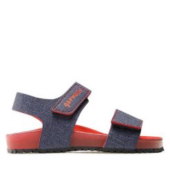 Sandały Garvalin. Niebieskie sandały chłopięce Garvalin, bez zapięcia. Za 179.99 zł.