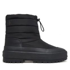 Śniegowce Calvin Klein. Czarne śniegowce i trapery damskie Calvin Klein. Za 489.99 zł.