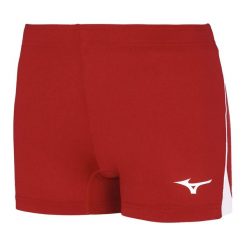 Spodenki Do Siatkówki HighKyu Dla Kobiet. Czerwone szorty damskie Mizuno, l, bez wzorów, z materiału. Za 100.99 zł.