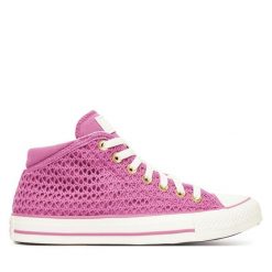 Trampki Converse. Czerwone trampki i tenisówki damskie Converse, bez wzorów, bez zapięcia. Za 219.99 zł.