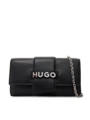 HUGO Torebka 50547057 Czarny. Czarne torebki do ręki damskie Hugo, bez wzorów, ze skóry, wizytowe, bez dodatków. Za 329.99 zł.
