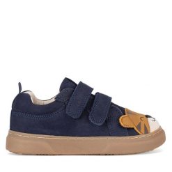 Sneakersy Lasocki Kids. Niebieskie półbuty chłopięce Lasocki Kids, bez wzorów, bez zapięcia. Za 139.99 zł.