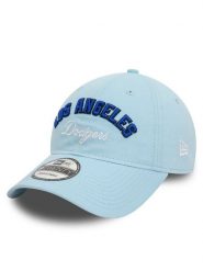 New Era Czapka z daszkiem Mlb Wordmark 920 La Dodgers 60503494 Niebieski. Niebieskie rękawiczki męskie New Era, bez wzorów, z materiału. Za 119.99 zł.