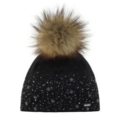 Czapka zimowa Eisbar Rana Lux Crystal MÜ. Czarne czapki i kapelusze damskie Eisbar, na zimę, bez wzorów, sportowe. Za 359.90 zł.
