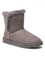 DeeZee Śniegowce WSL19150-17 Szary. Szare śniegowce i trapery damskie DeeZee, z materiału. Za 119.99 zł.