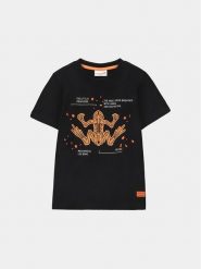 Coccodrillo T-Shirt WC4143203DEK Czarny Regular Fit. Czarne t-shirty dla chłopców COCCODRILLO, bez wzorów, z bawełny, bez ramiączek. Za 49.99 zł.
