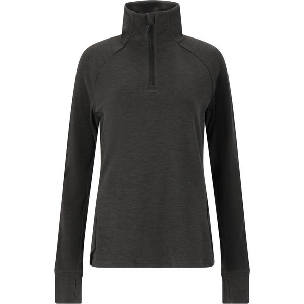 Damski sweter z zamkiem błyskawicznym Whistler Kajsa. Szare bluzy damskie Whistler, na zimę, bez wzorów, sportowe, bez kołnierzyka, bez ramiączek, bez kaptura. Za 193.50 zł.