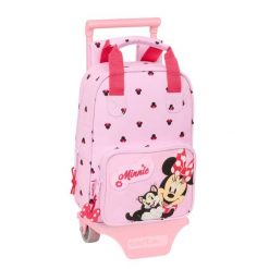 Torba szkolna z kółkami Minnie Mouse Naive Różowy. Czerwone torby i plecaki dziecięce MINI MOUSE. Za 135.90 zł.