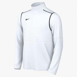 Bluza treningowa męska Nike FJ3026100. Białe bluzy męskie Nike, m, bez wzorów, z materiału, bez kaptura, trekkingowe. Za 102.99 zł.