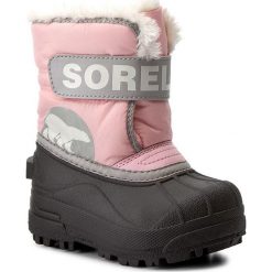 Śniegowce SOREL - Toddler Snow Commander NV1877 Cupid/Dove 651. Buty zimowe dziewczęce marki Sorel. W wyprzedaży za 189.00 zł.
