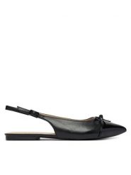 Caprice Baleriny 9-29401-46 Czarny. Czarne baleriny damskie Caprice, bez wzorów, ze skóry, bez obcasa. Za 234.99 zł.