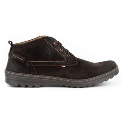 Olivier Buty męskie zamszowe casual 234GT brązowe. Brązowe półbuty na co dzień męskie ze skóry, casualowe, bez zapięcia. Za 367.89 zł.