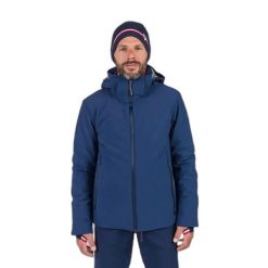 Kurtka narciarska Rossignol Cieloalto. Niebieskie kurtki męskie Rossignol, na zimę, m, bez wzorów, z materiału, narciarskie, primaloft. Za 1,499.00 zł.