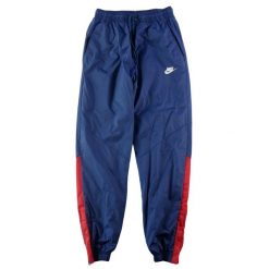 Second life - Nike spodnie dresowe męskie - Jak nowy. Niebieskie spodnie sportowe męskie Nike, m, bez wzorów, z dresówki, do biegania. Za 114.98 zł.